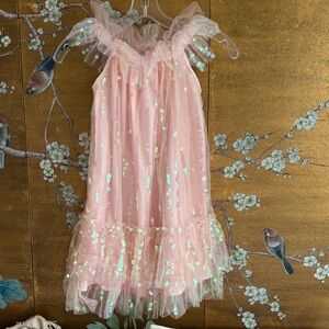 Lola + The Boys Bella Sequin Cold Shoulder Party Dress, dress up, princess